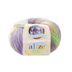 Пряжа Alize Baby Wool Batik 7258