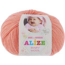 Пряжа Alize Baby Wool 619 Кораловий