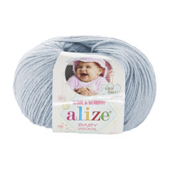 Пряжа Alize Baby Wool 224 Зимове небо