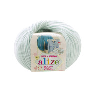 Пряжа Alize Baby Wool 522 Світло-водянистий