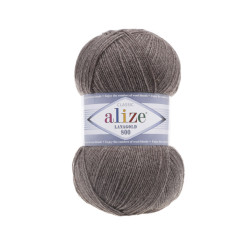 Пряжа Alize Lanagold 800 240-Коричневий меланж