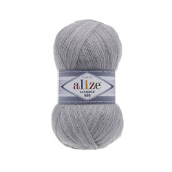 Пряжа Alize Lanagold 800 684-Попелястий меланж