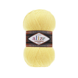 Пряжа Alize Lanagold Fine 187 Світло-жовтий