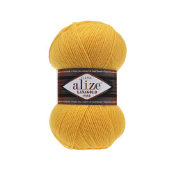 Пряжа Alize Lanagold Fine 216 Жовтий