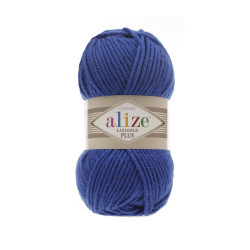Пряжа Alize Lanagold Plus 141 Королівський синій