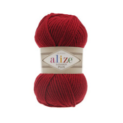 Пряжа Alize Lanagold Plus 56 Червоний
