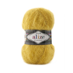 Пряжа Alize Mohair Classic 756 Горчица