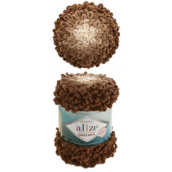 Пряжа Alize Puffy Fine Ombre Batik 7262