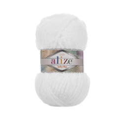 Пряжа Alize Softy Plus 55 білий