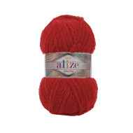 Пряжа Alize Softy Plus 56 червоний