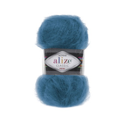 Пряжа Alize Mohair Classic 646 Міконос блакитний