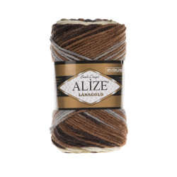 Пряжа Alize Lanagold Batik 3341