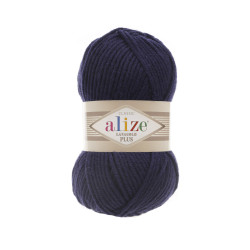 Пряжа Alize Lanagold Plus 590 Чорнило