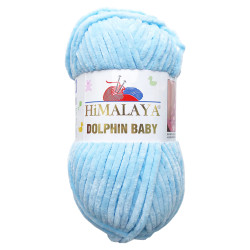 Пряжа Himalaya Dolphin Baby 80306 Блакитний