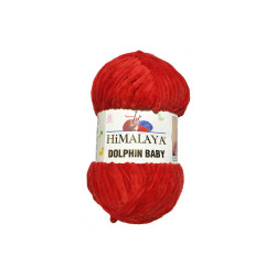 Пряжа Himalaya Dolphin Baby 80318 Червоний