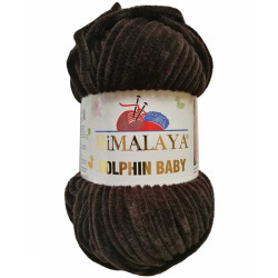 Пряжа Himalaya Dolphin Baby 80343 Темно-коричневий